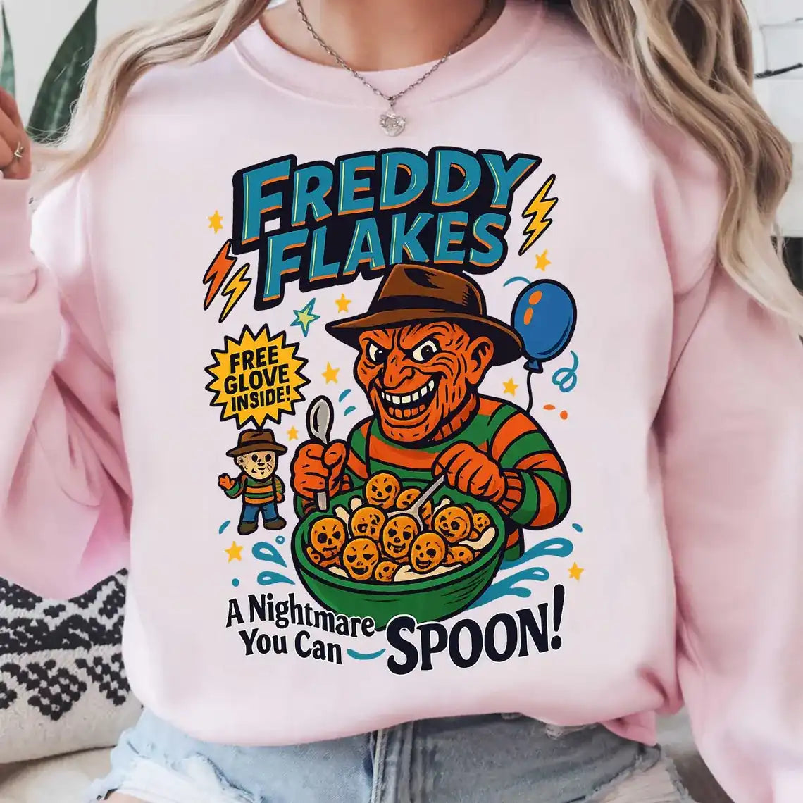Funny Halloween Graphic Halloween Characters Horror Character Halloween 2025 T-Shirt  Crew-neck Hoodie