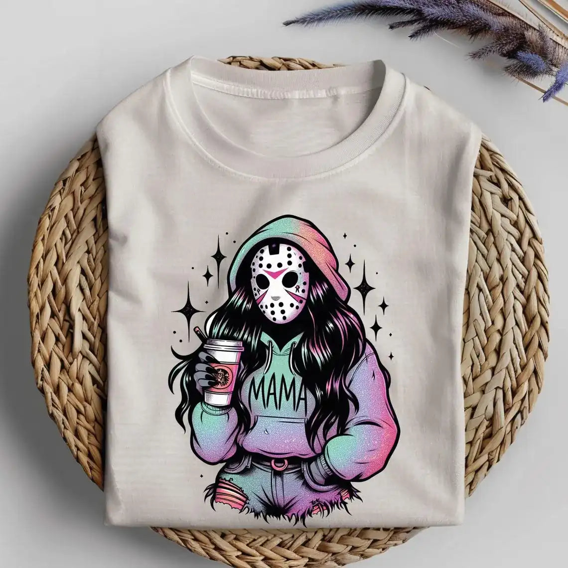 Halloween Horror Mama Custom Kid Name, Spooky Mama, Killer Halloween T-shirt Crewneck Hoodie